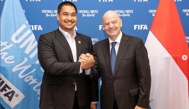 Temui Gianni Infantino di Kantor FIFA, Ini Kata Menpora Dito